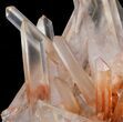 Tangerine Quartz Crystal Cluster - Madagascar #58830-2